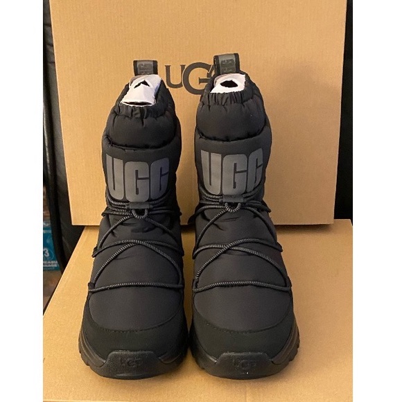 - UGG YOSE GENUINE Shearling Mid Puffer Boots - Picture 5 of 5